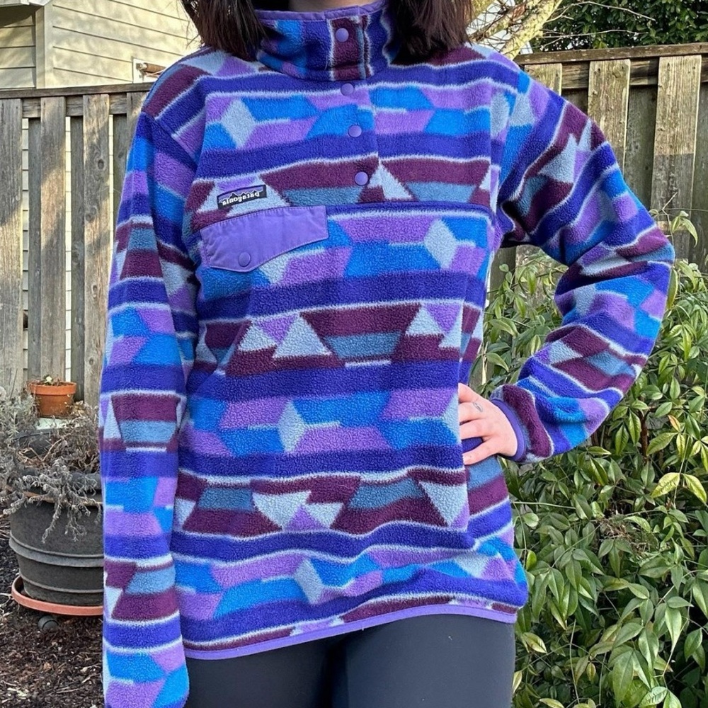 Vintage Patagonia Fleece Synchilla Snap-T Fleece Pullover